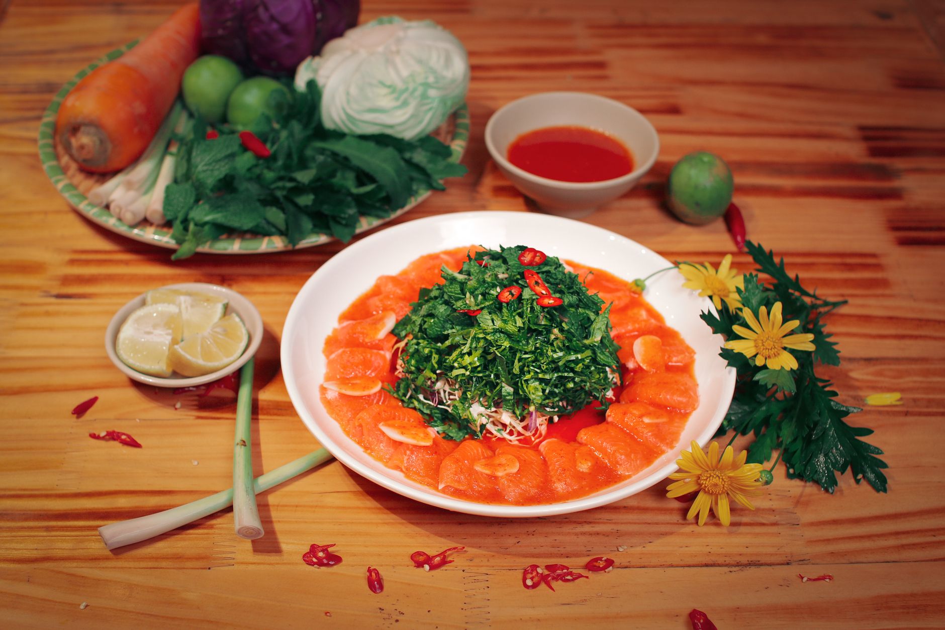 Vietnamese Pork and Vegetable Salad