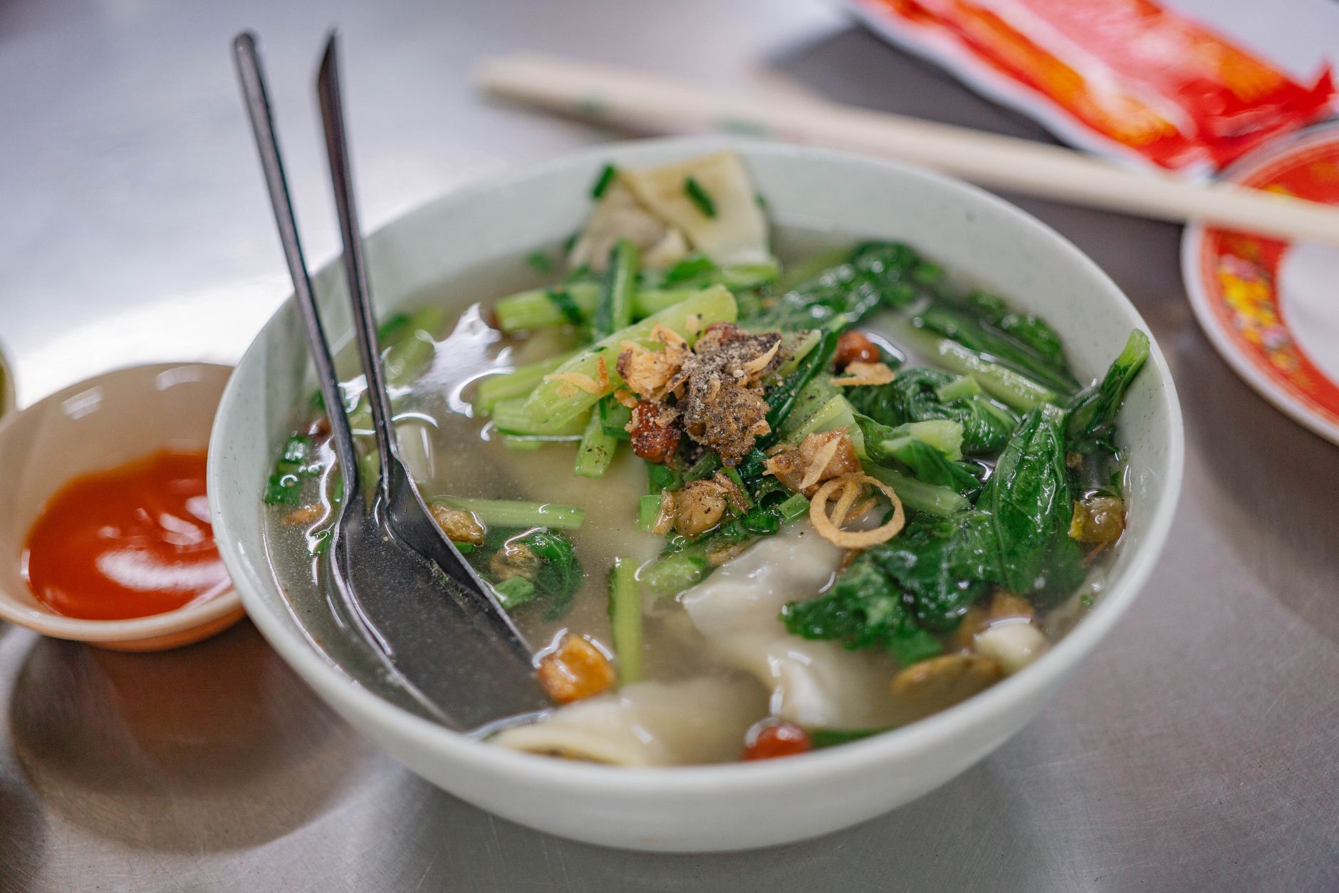 Watercress Noodle Soup