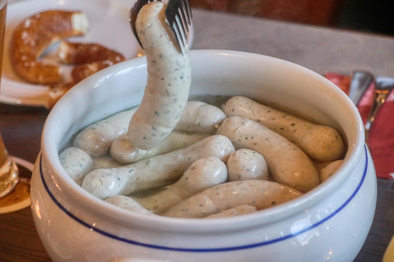 White Sausage in Warm Broth