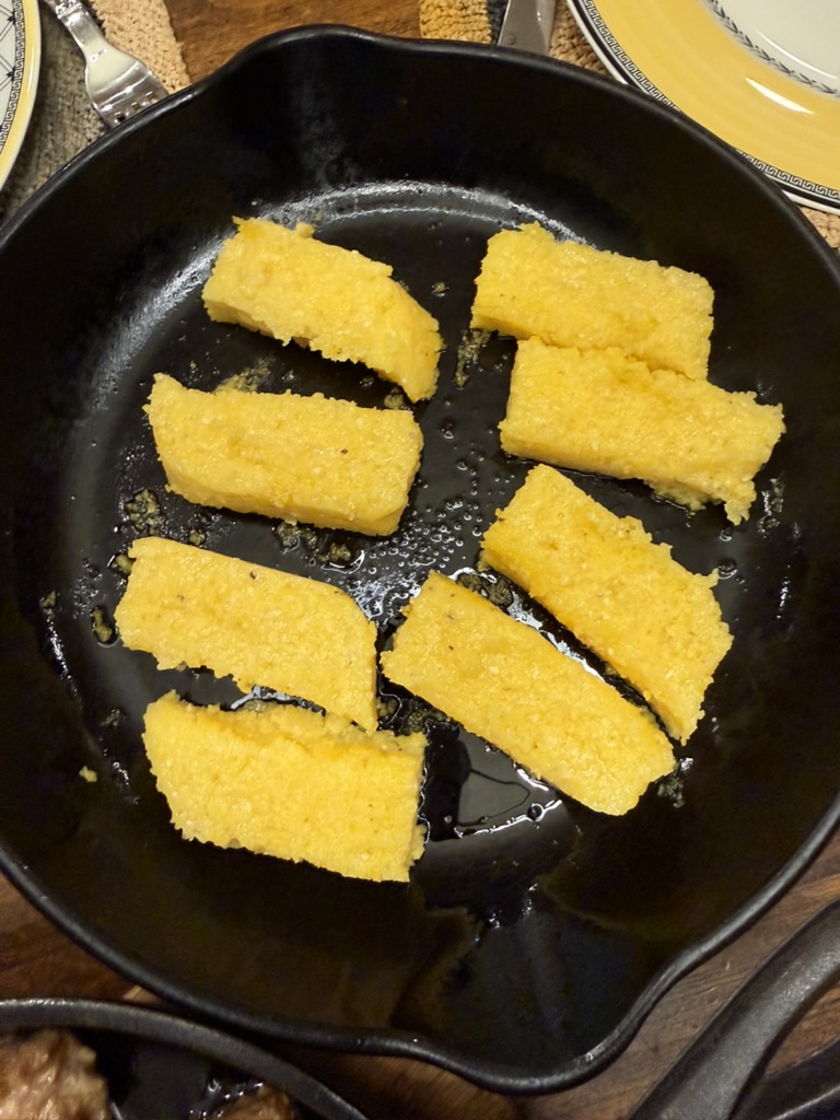 Crispy Pan-Fried Polenta Planks