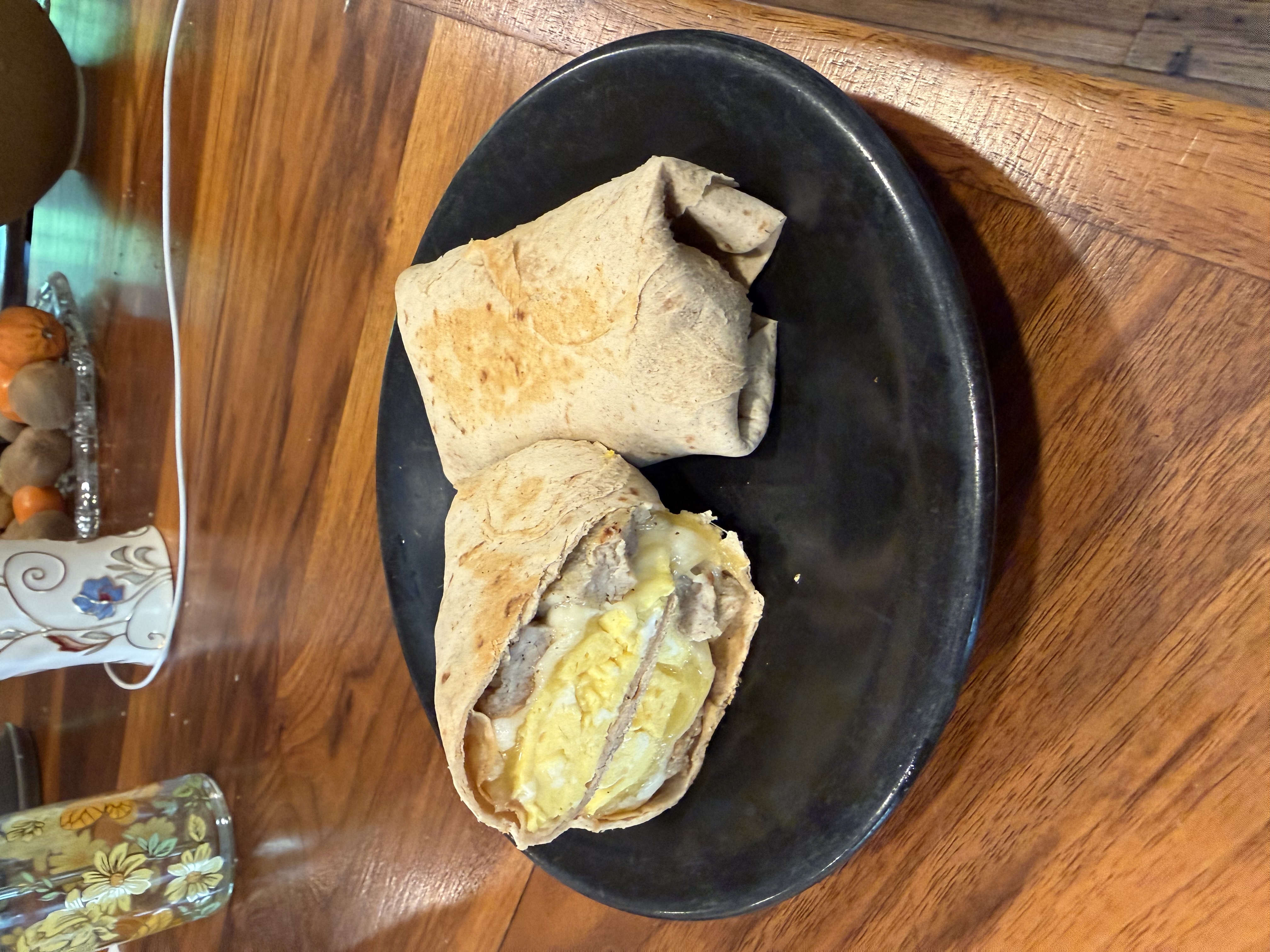 Ham, Egg & Cheese Breakfast Wrap
