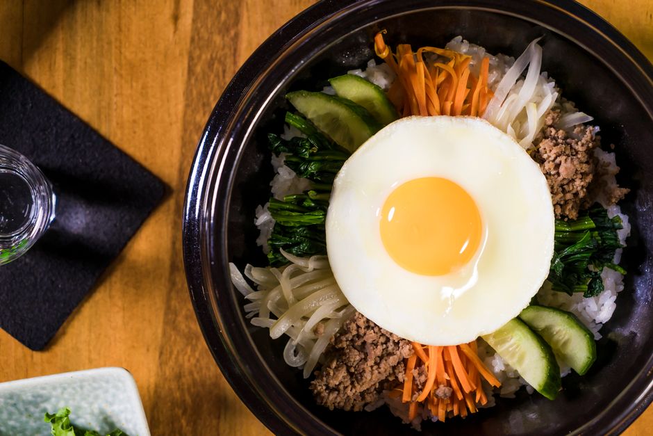 10-Min Bibimbap Bowl with Crispy Egg
