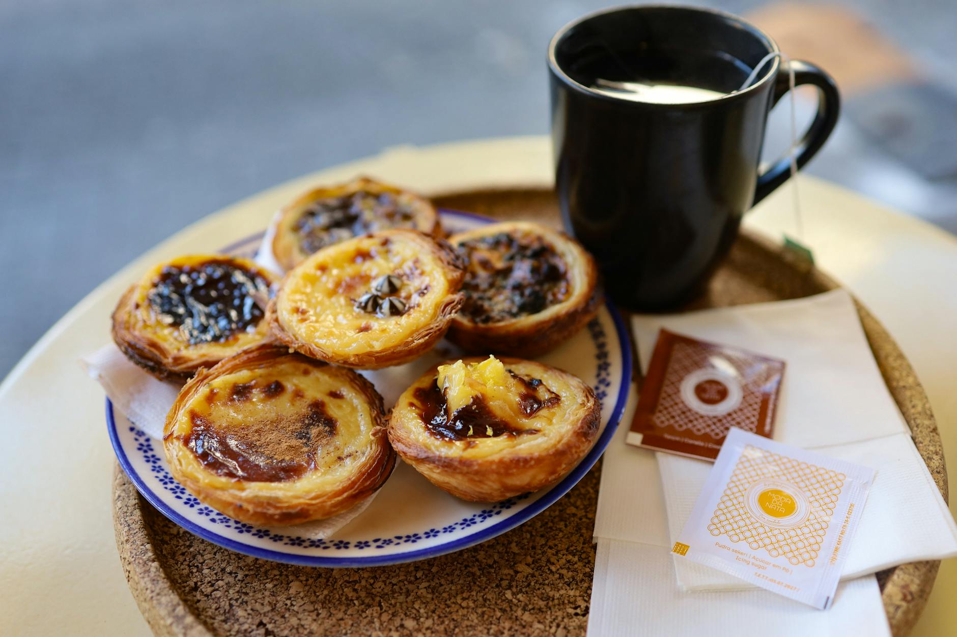 10-Min Custard Tarts with Black Tea