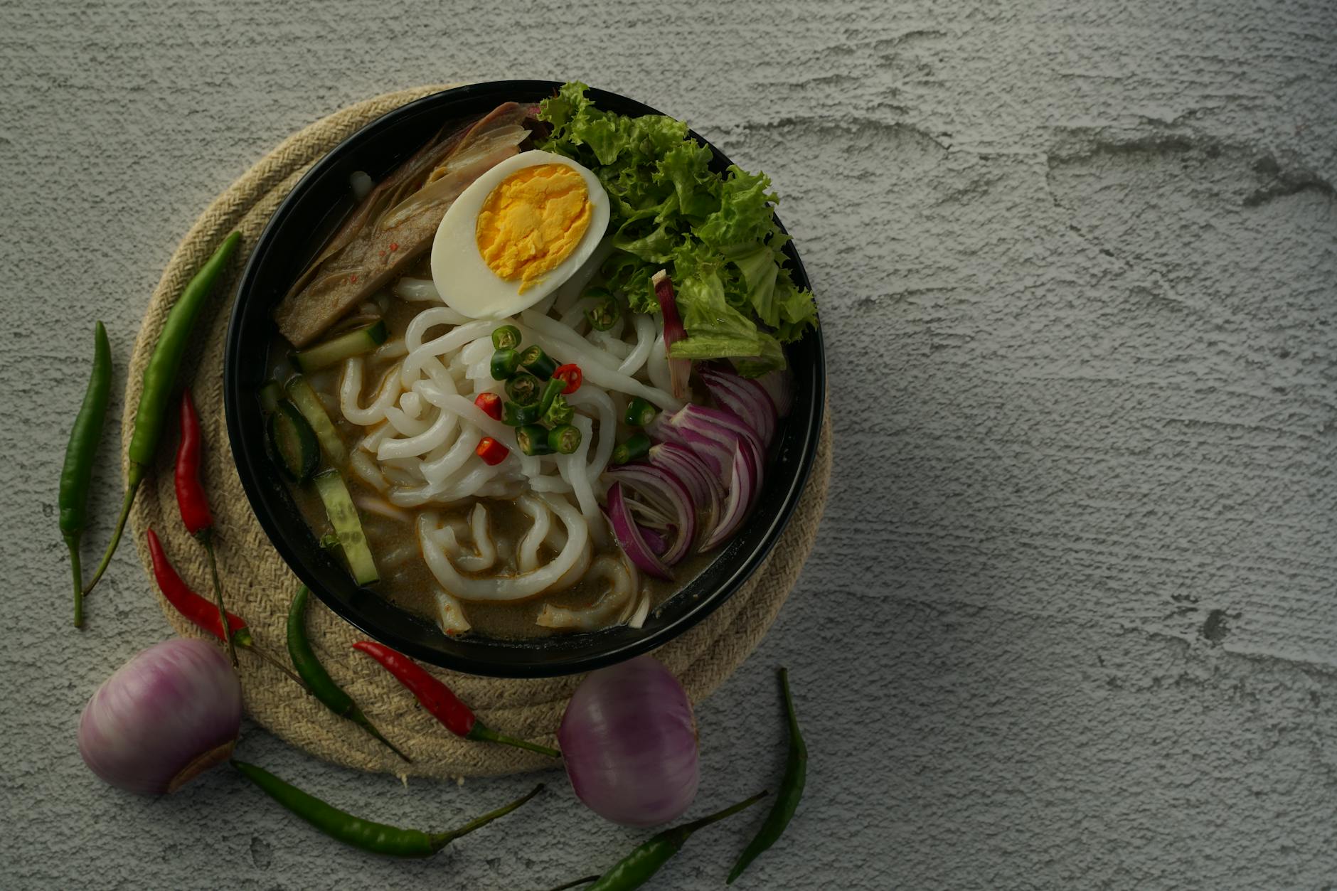10-Min Laksa Bowl with Shrimp