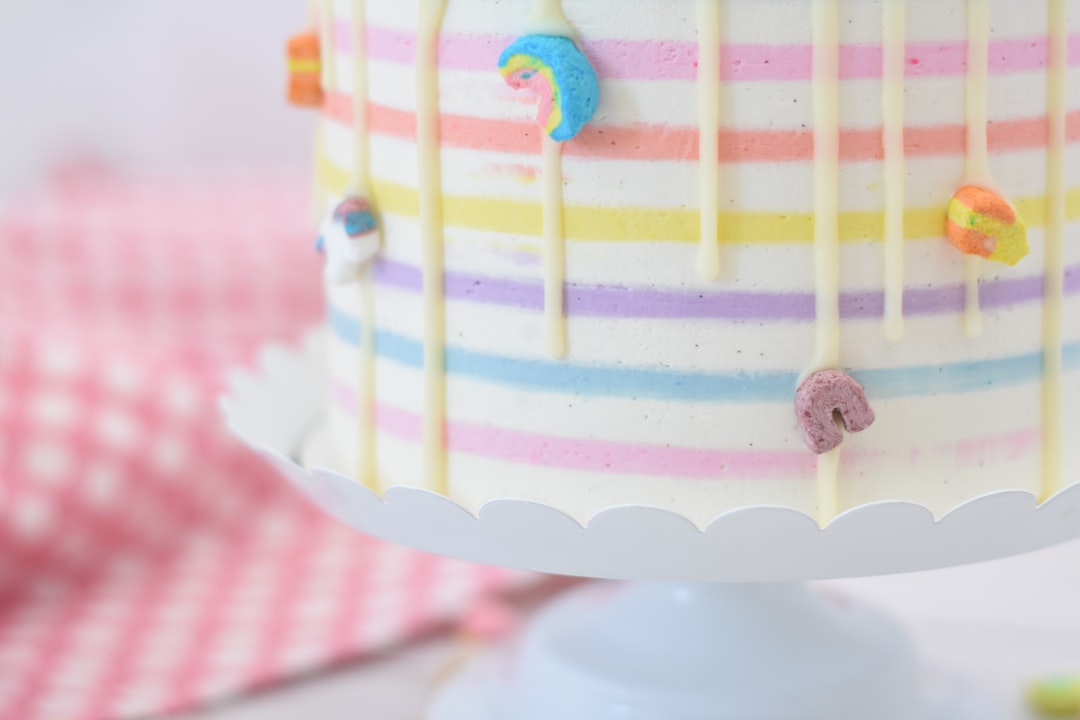 10-Min Rainbow Cereal Layer Cake