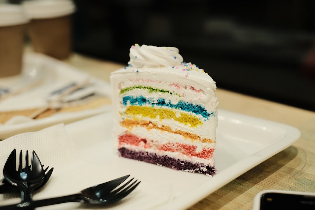 10-Minute Rainbow Cake Layer Stack