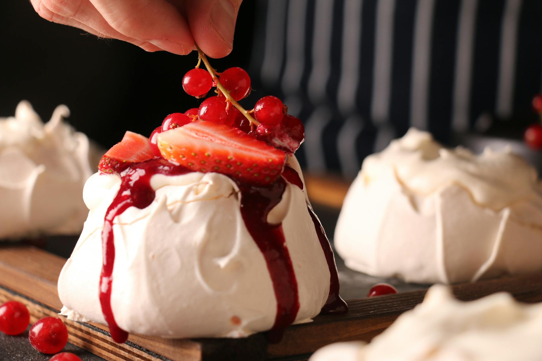 15-Min Berry Pavlova Nests