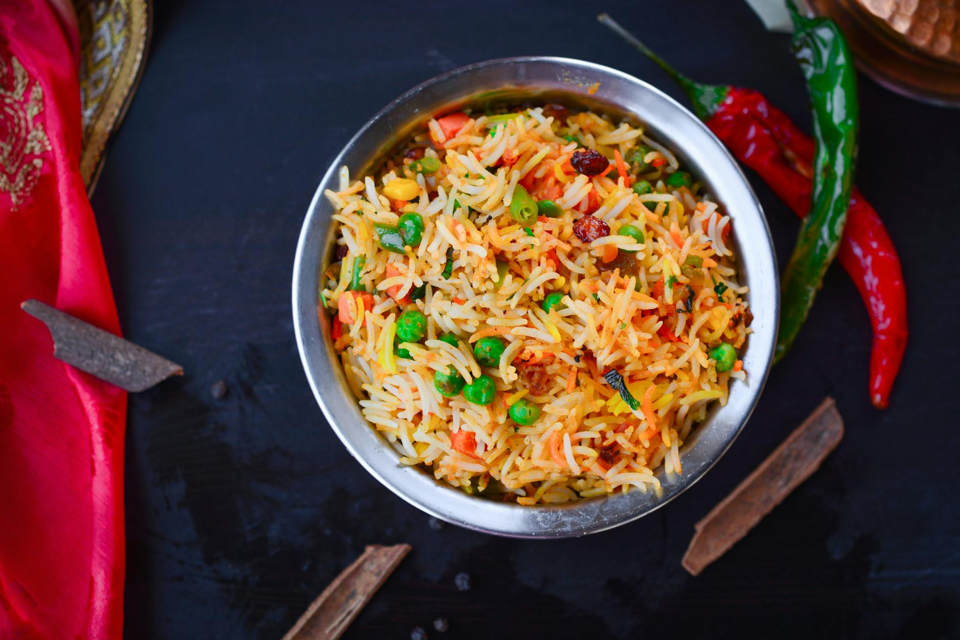 15-Min Vegetable Pulao with Basmati Rice