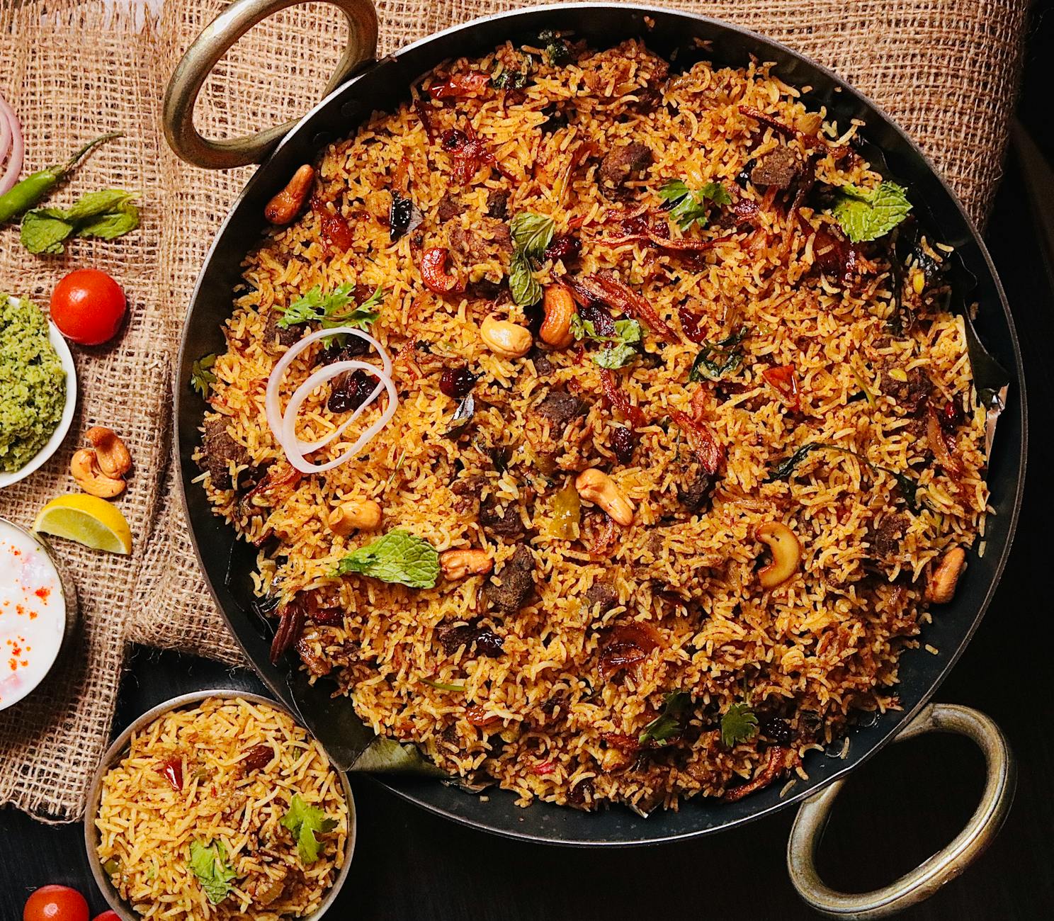 25-Min Biryani Bowl with Crispy Onions