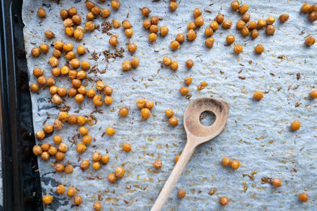 Crispy Air Fryer Chickpeas with Spiced Coating