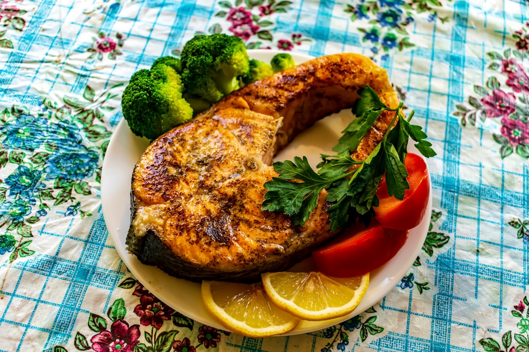 Air Fryer Salmon with Lemon & Dill