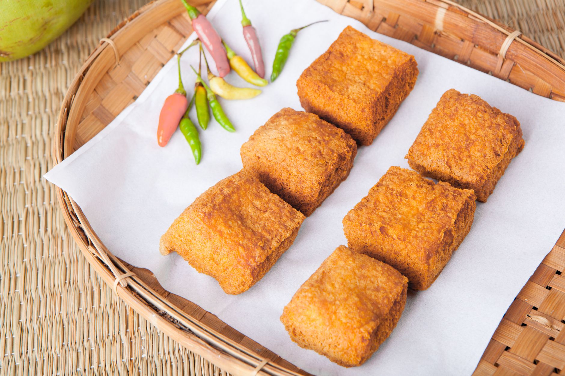 Crispy Air Fryer Tofu with Ginger-Soy Glaze