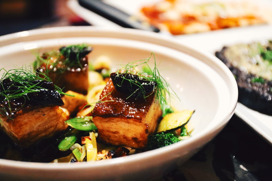 Air Fryer Crispy Tofu with Ginger-Soy Glaze
