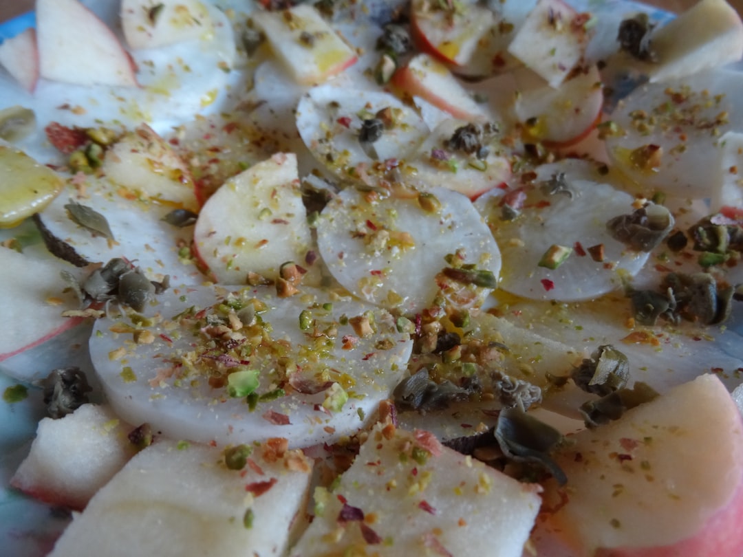 Apple Nachos with Caramel & Chocolate
