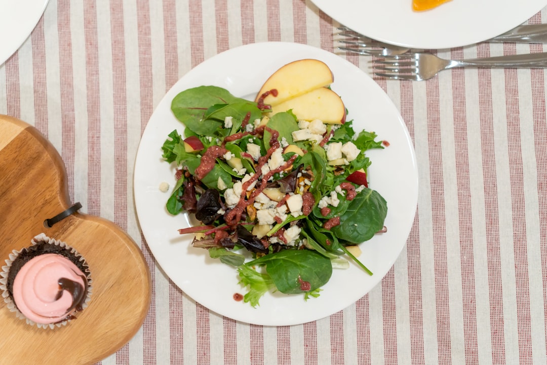 Apple Walnut Spinach Salad