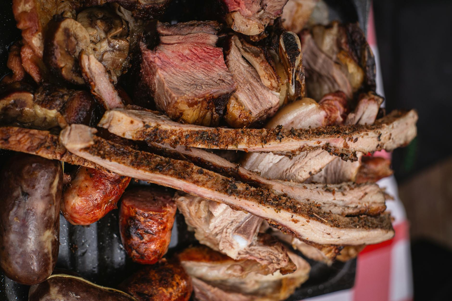 Asado de Tira — Argentinian Grilled Ribs & Chorizo