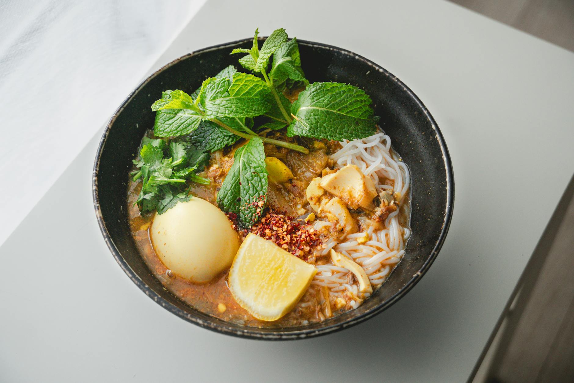 Asam Laksa with Shrimp