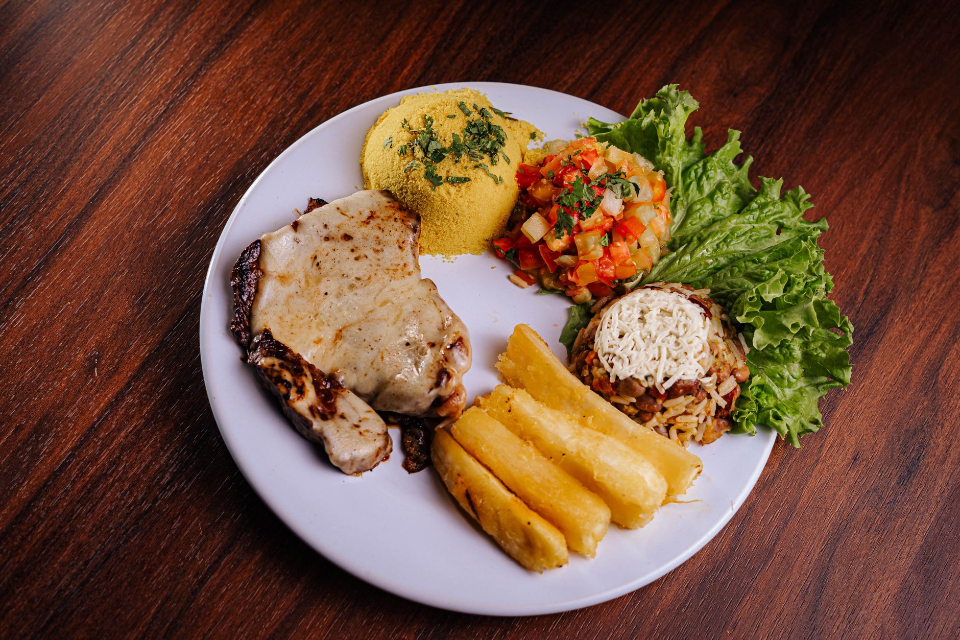 Baião de Dois with Charred Beef & Cheese