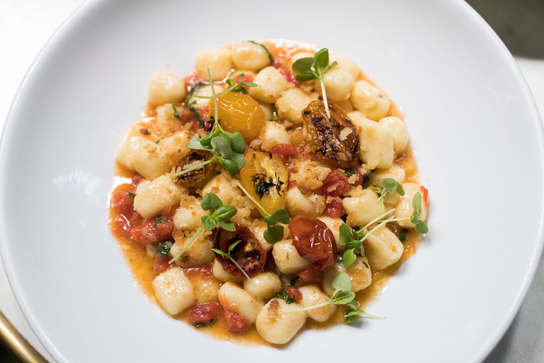 Baked Gnocchi with Tomato & Mozzarella