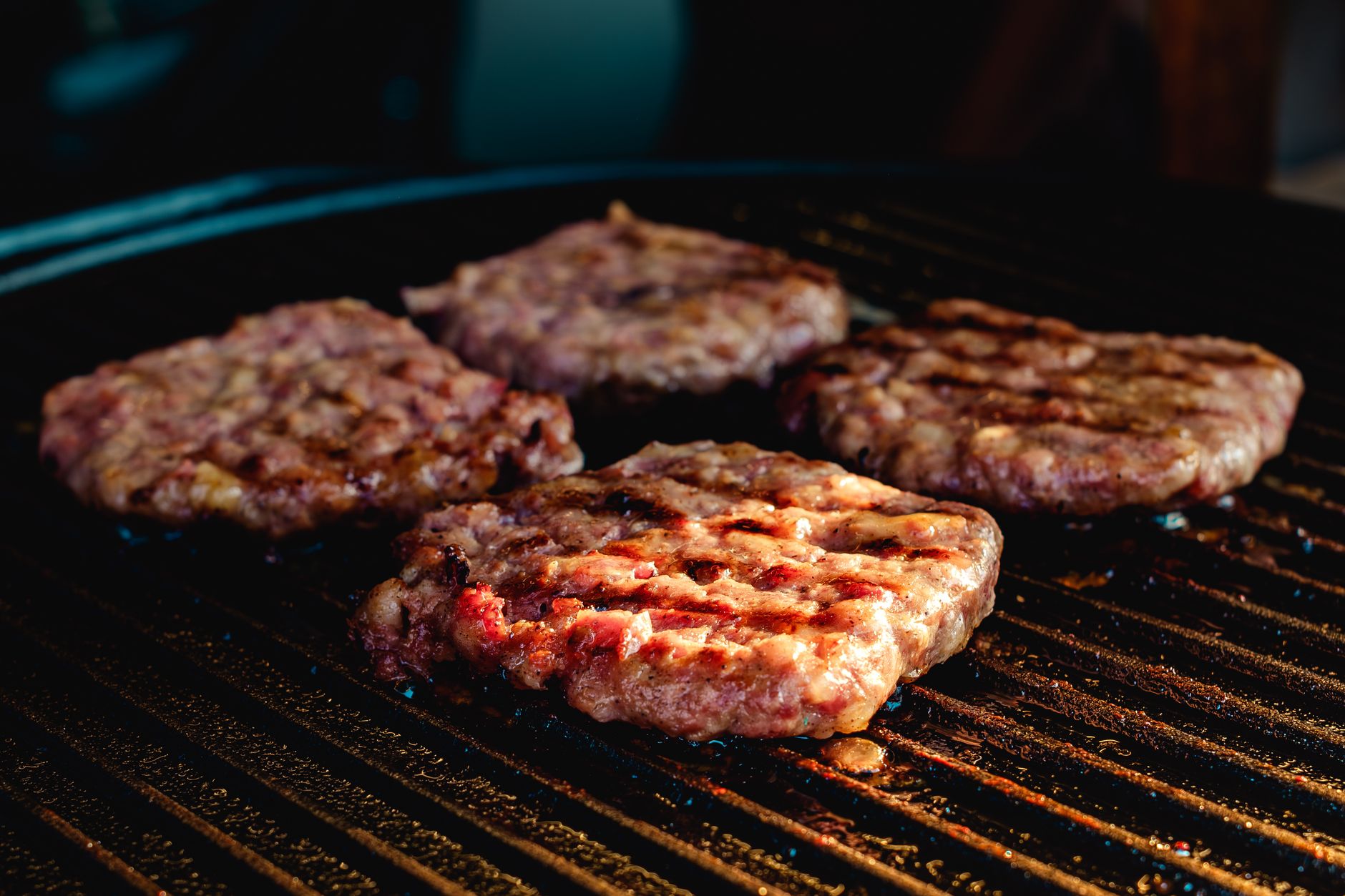 Balkan Cheese-Stuffed Burger Patty