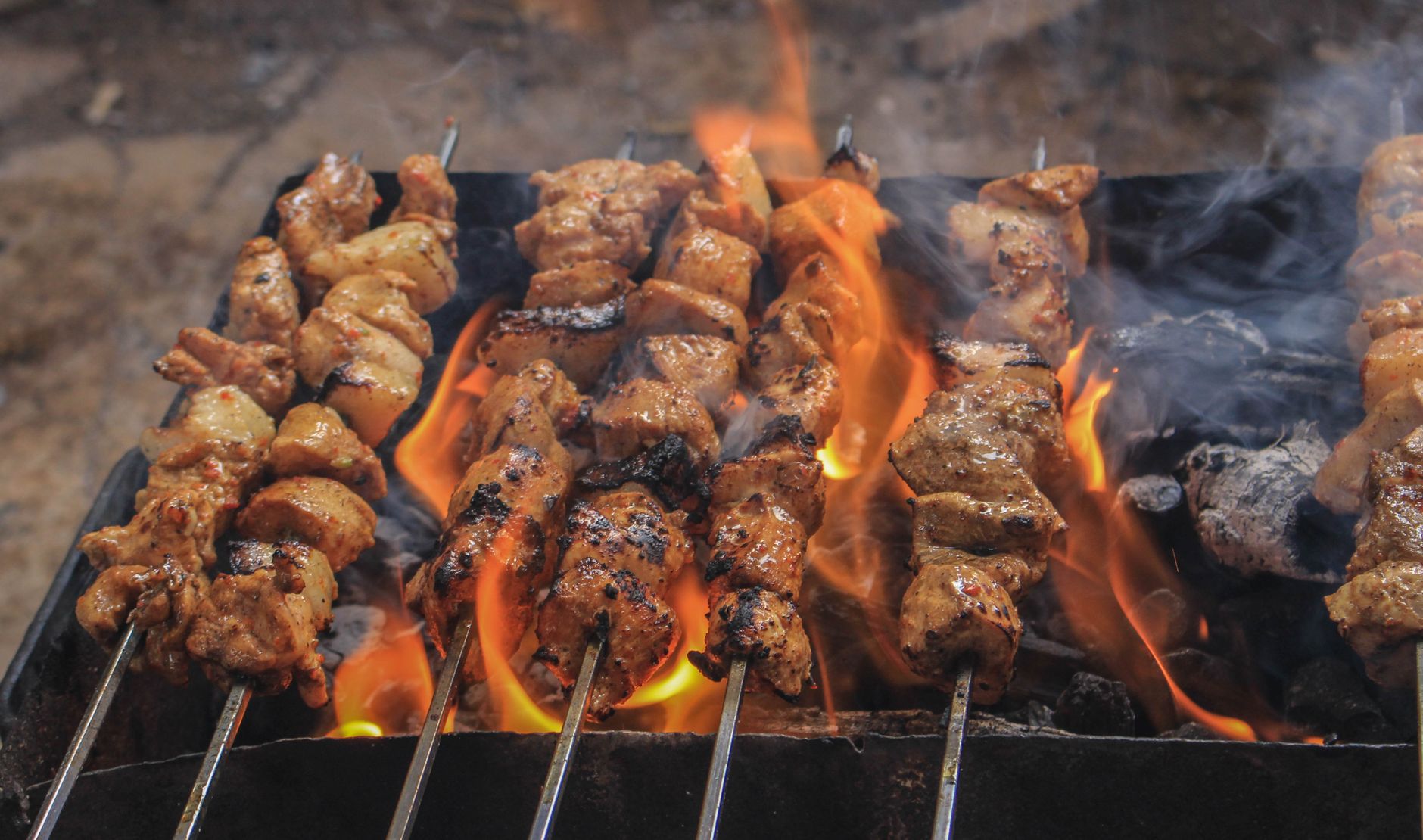 25-Min Balkan Pork Skewers