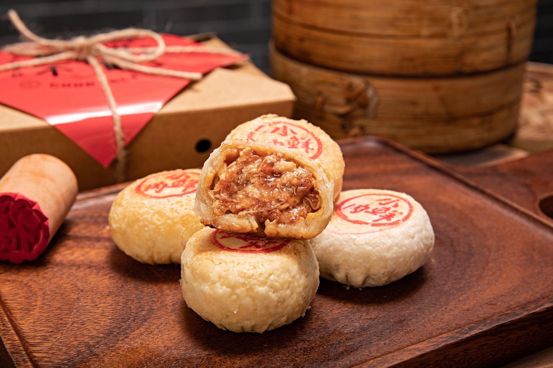Bánh Pía (Vietnamese Sweet Mung Bean Cake)