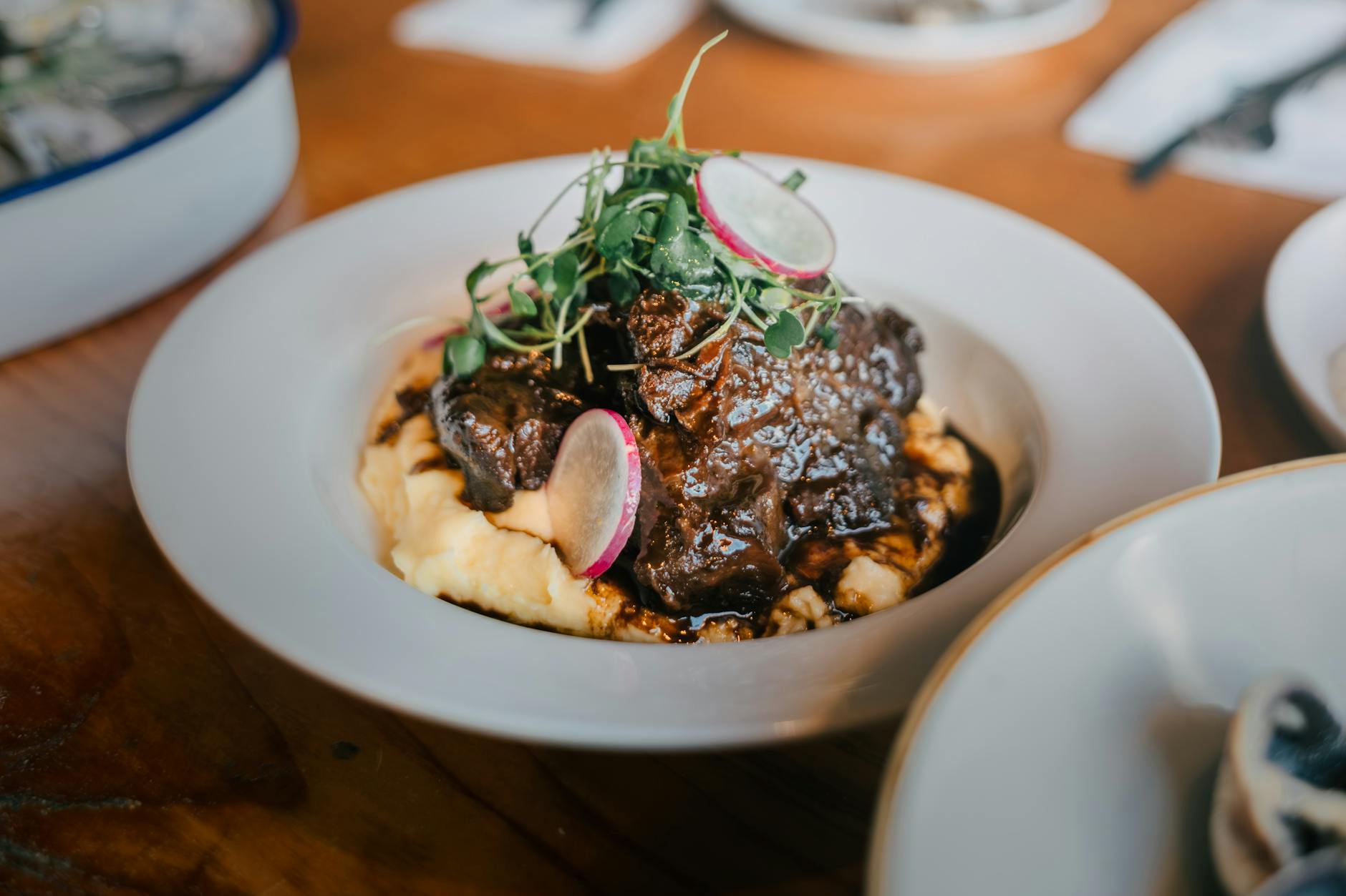 30-Min Beef & Carrot Braise with Mashed Potatoes
