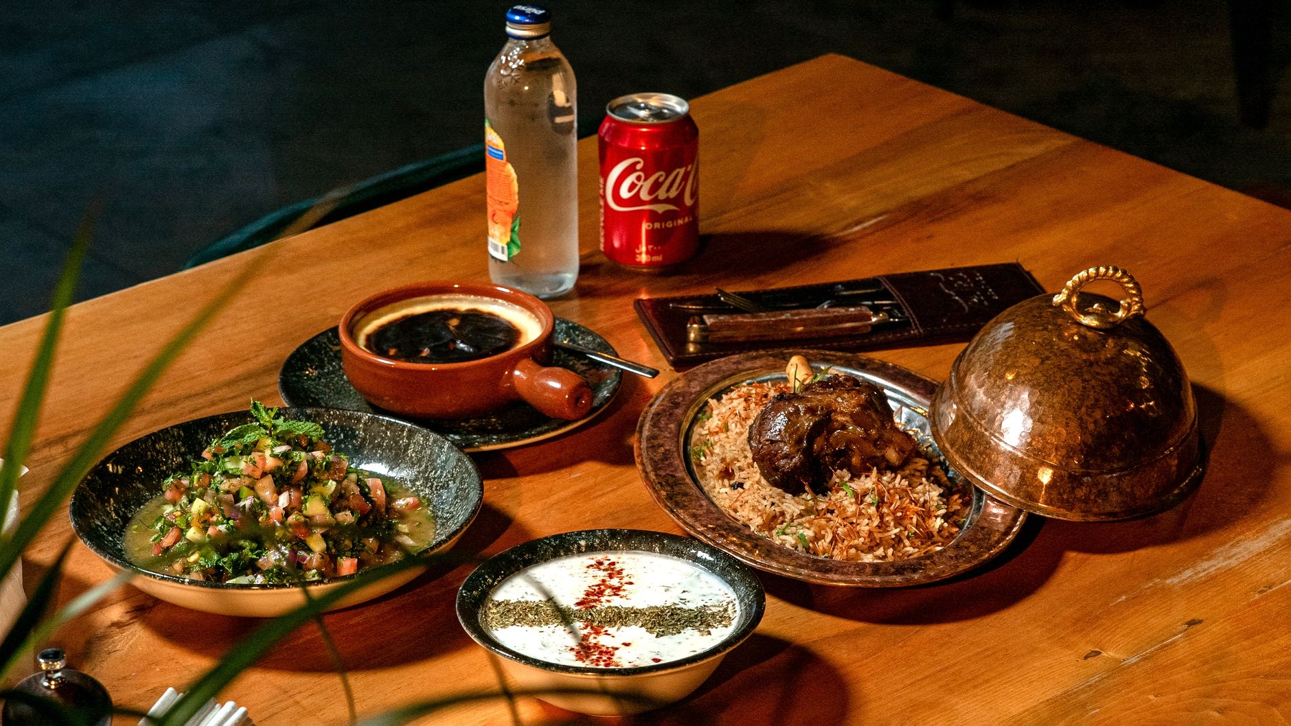 25-Min Beef Shank Braise with Rice & Salad