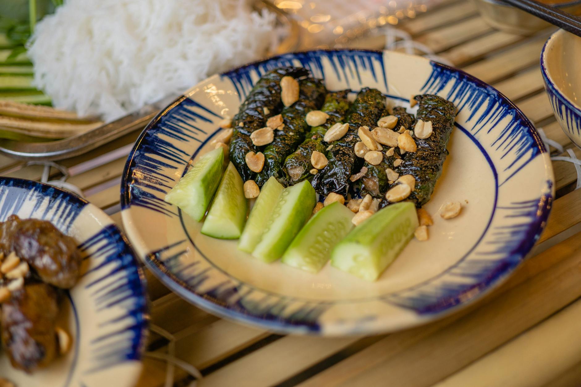 Betel Leaf Beef Rolls (Bo La Lot)