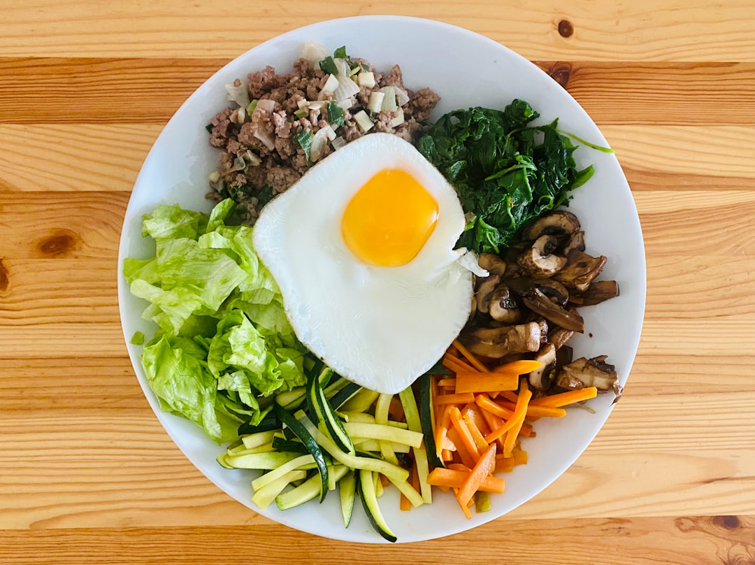 Bibimbap: Korean Rice Bowl with Vegetables & Egg