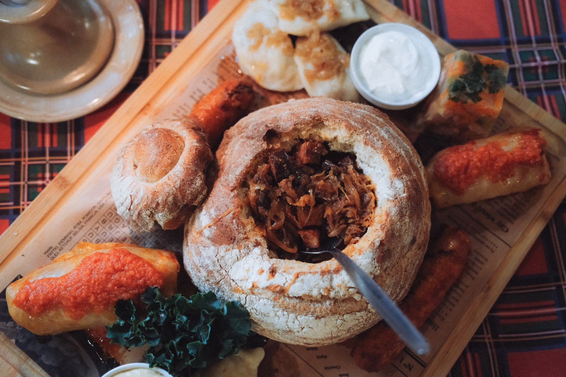 20-Min Bigos with Kielbasa & Sour Cream