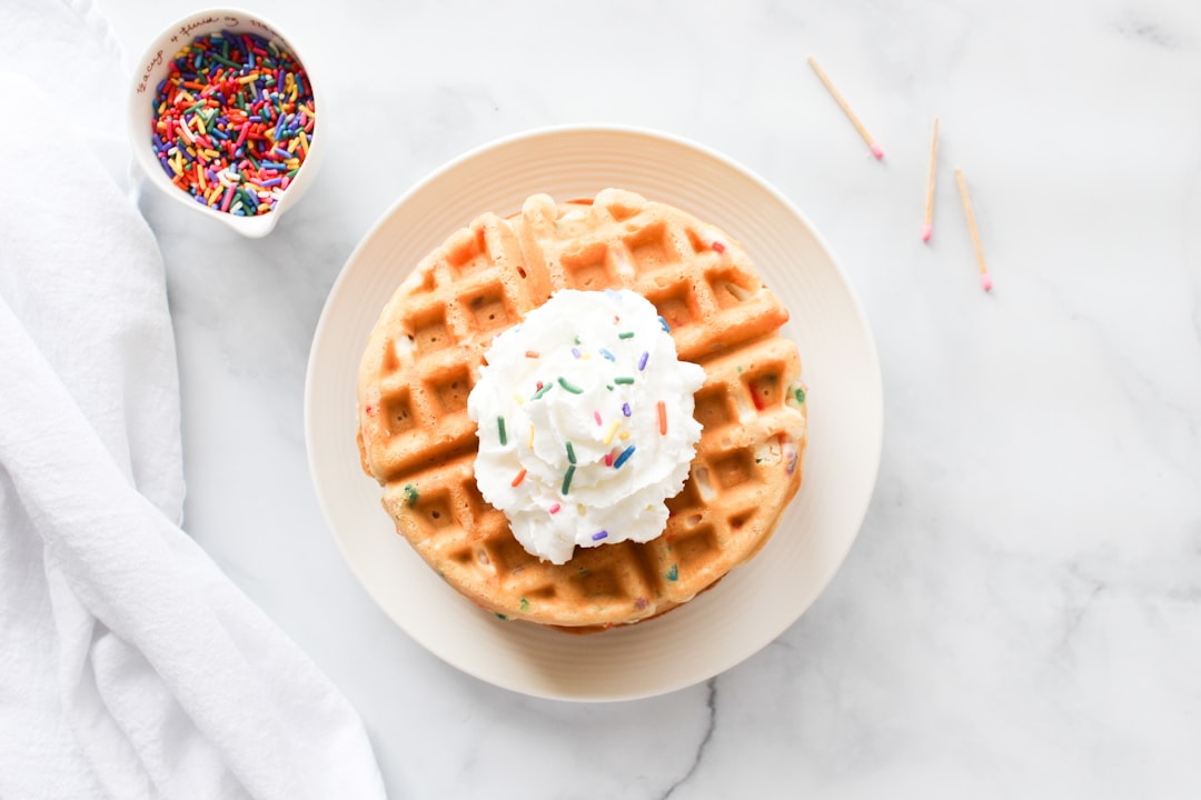 Birthday Cake Waffles