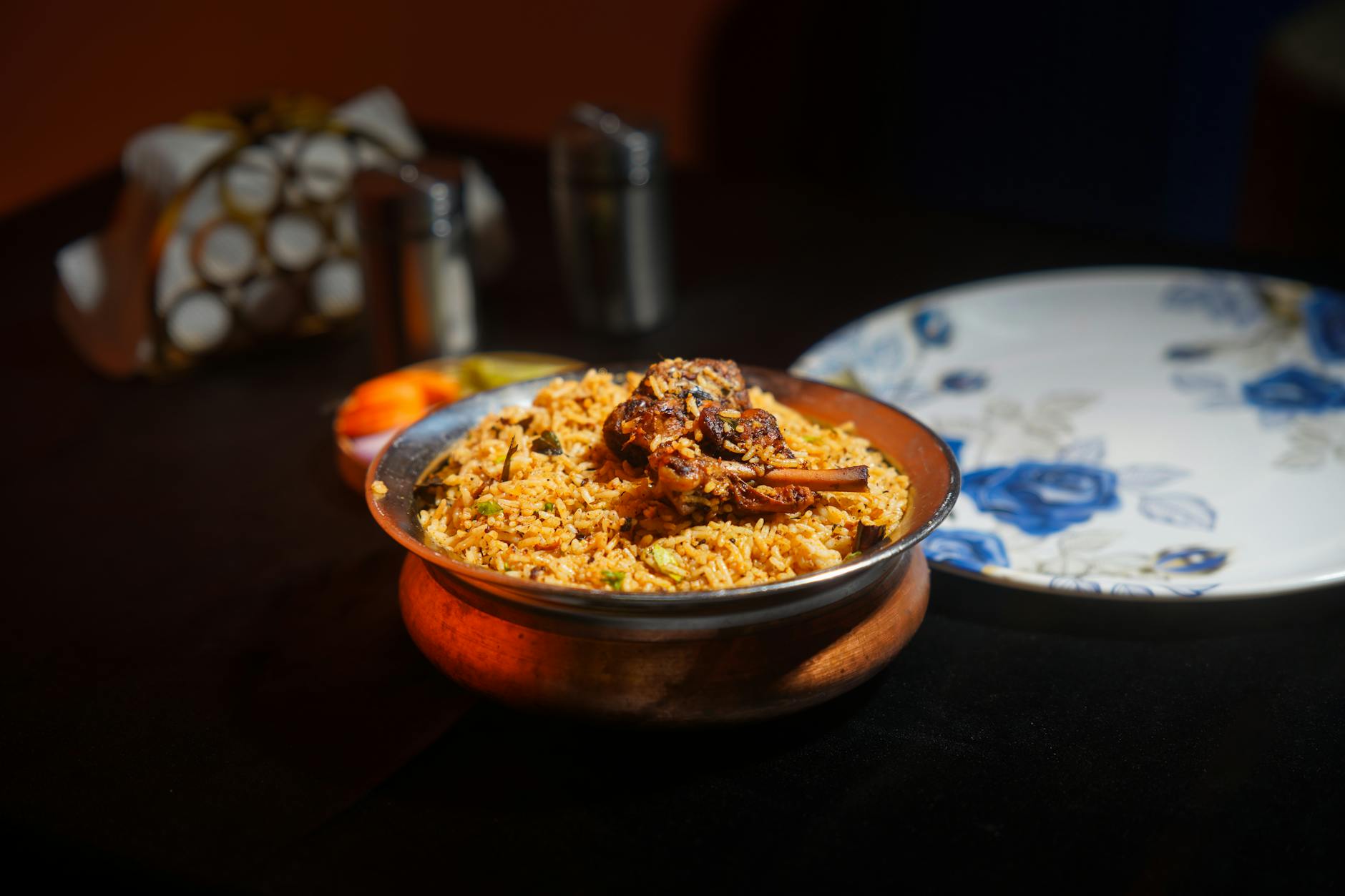 20-Min Biryani Rice with Lamb & Carrots