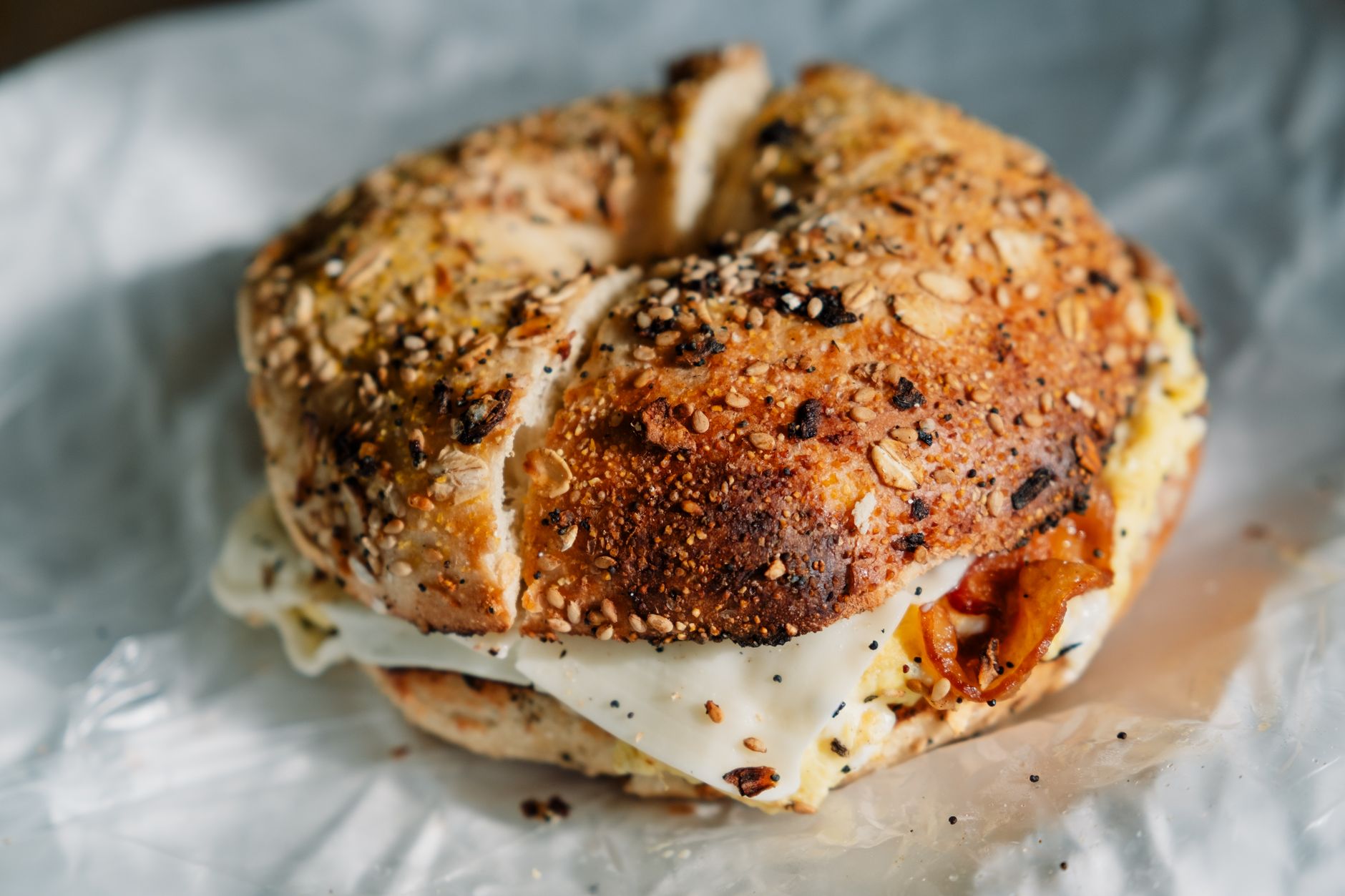 Breakfast Bagel Sandwich
