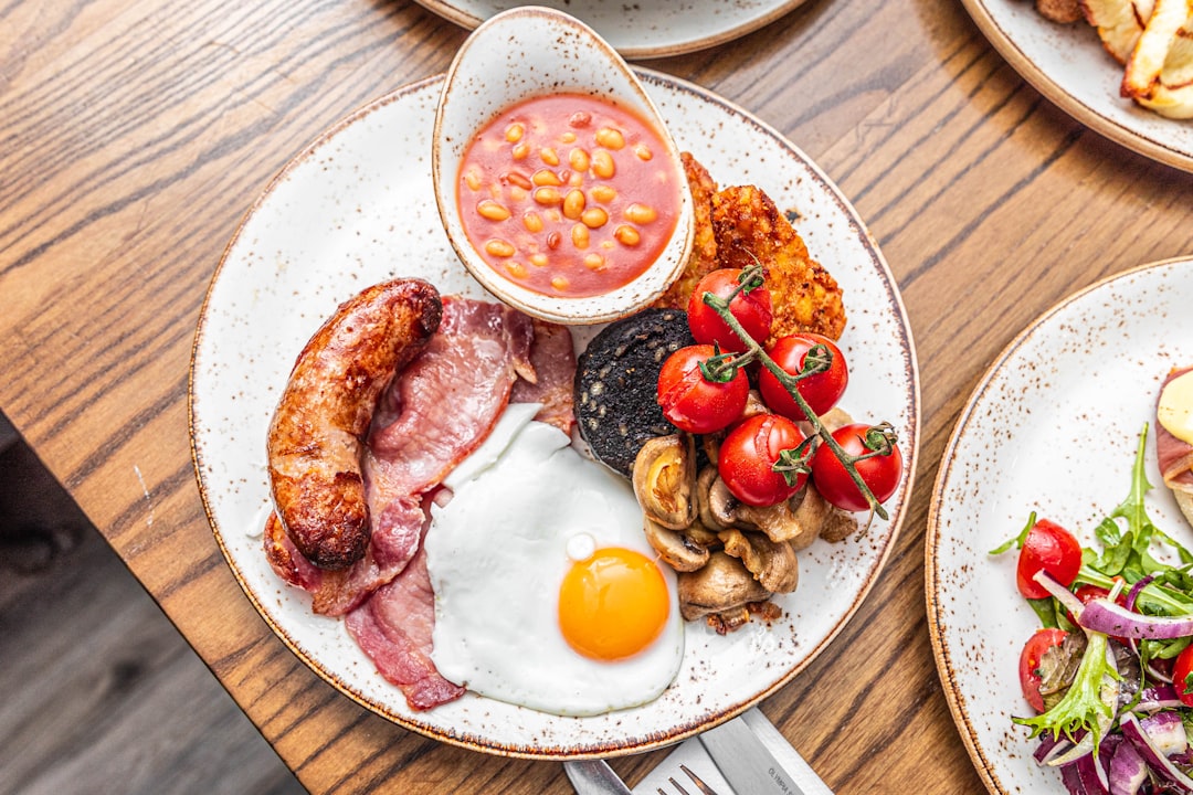 British Black Pudding and Eggs