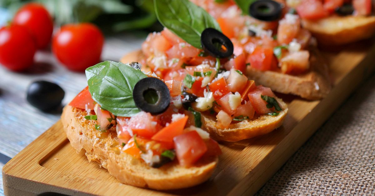 Bruschetta al Pomodoro e Basilico