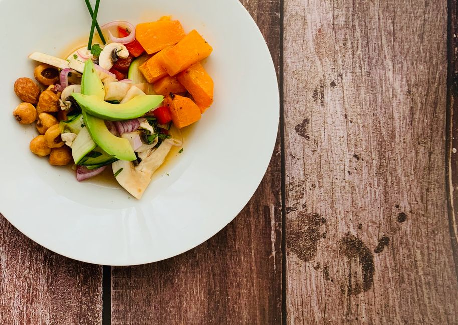 Butternut Tortelli with Pine Nuts & Greens