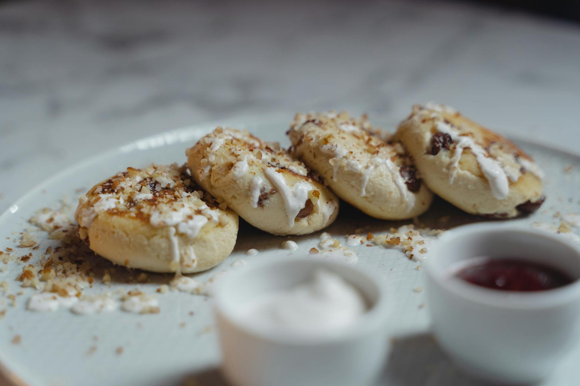 Buttery Scones with Jam & Cream