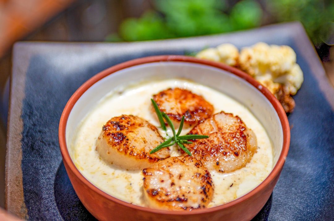 Buttery Seared Scallops & Roasted Cauliflower