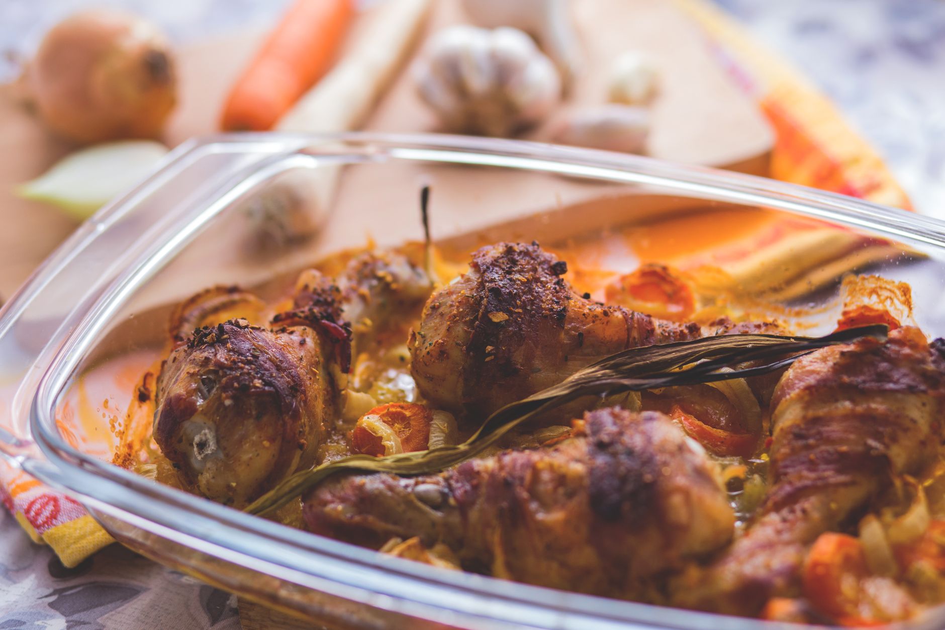 Cajun Chicken Drumsticks with Roasted Broccoli