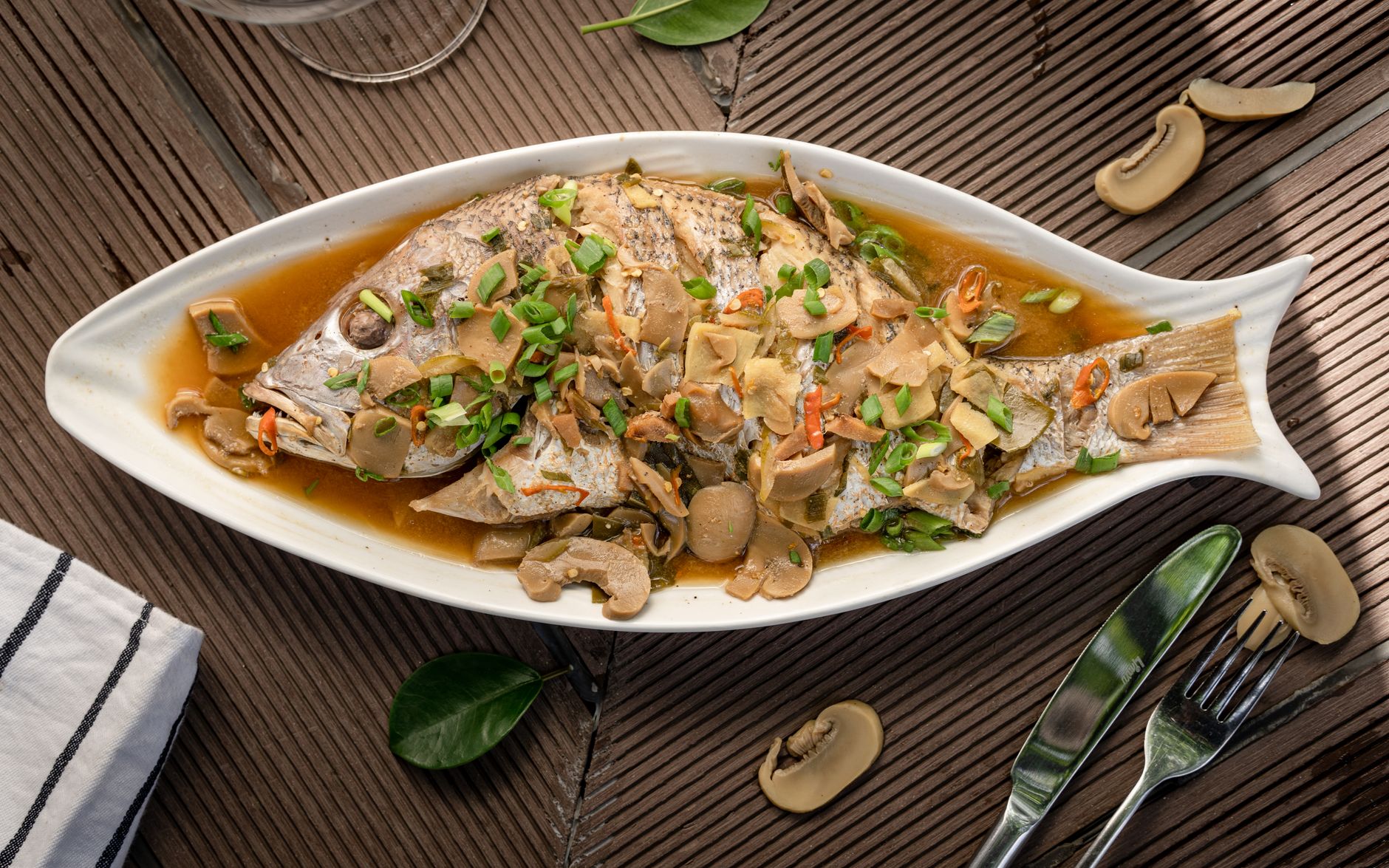 Cantonese Steamed Whole Fish