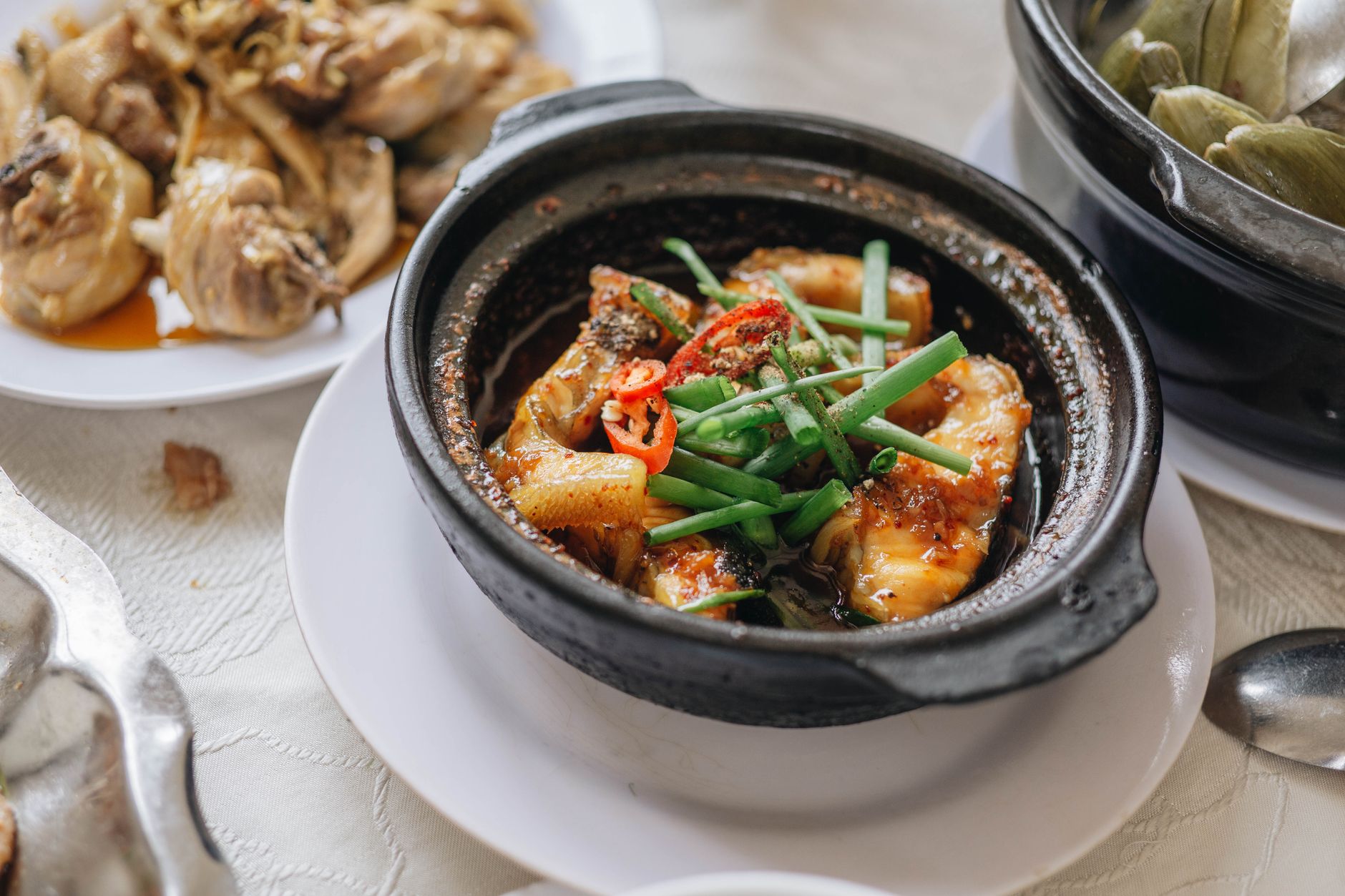 Caramel Fish with Crispy Shallots