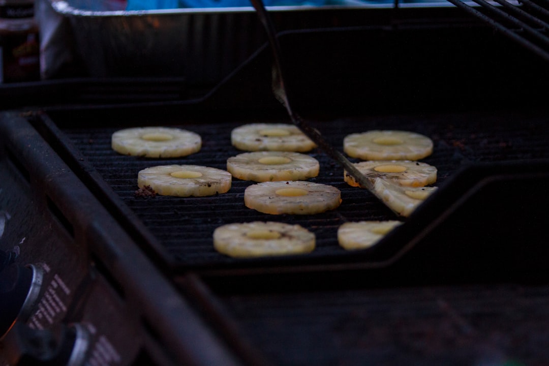 Caramelized Grilled Pineapple with Lime & Chili