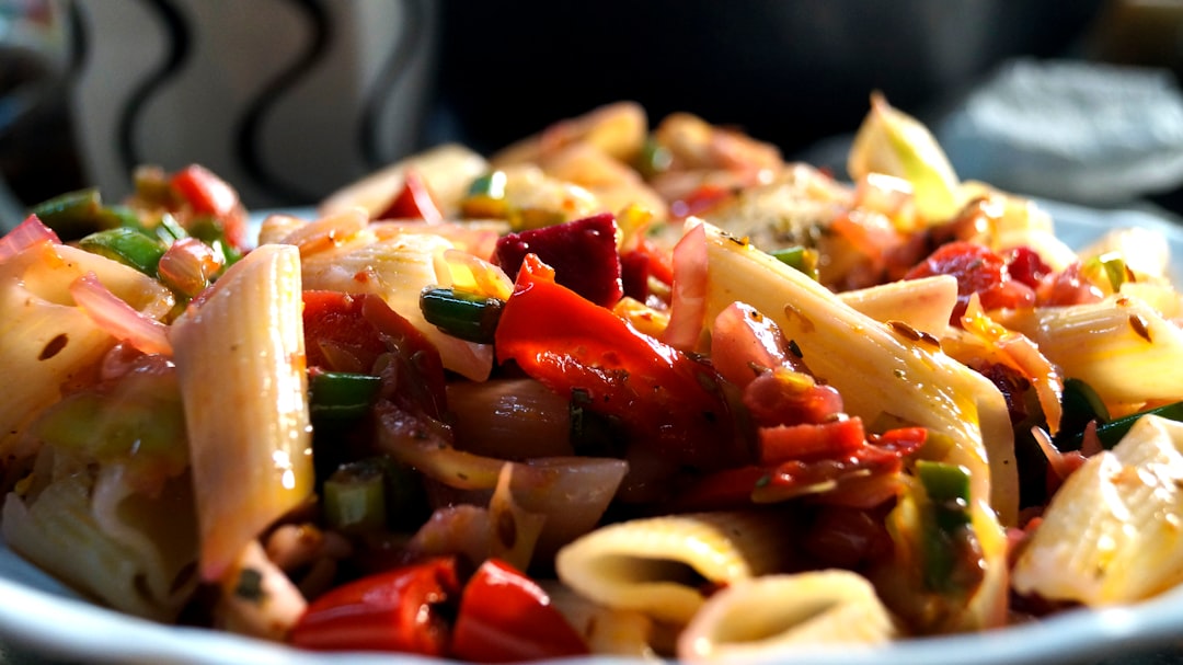 Cavatappi with Sausage and Peppers