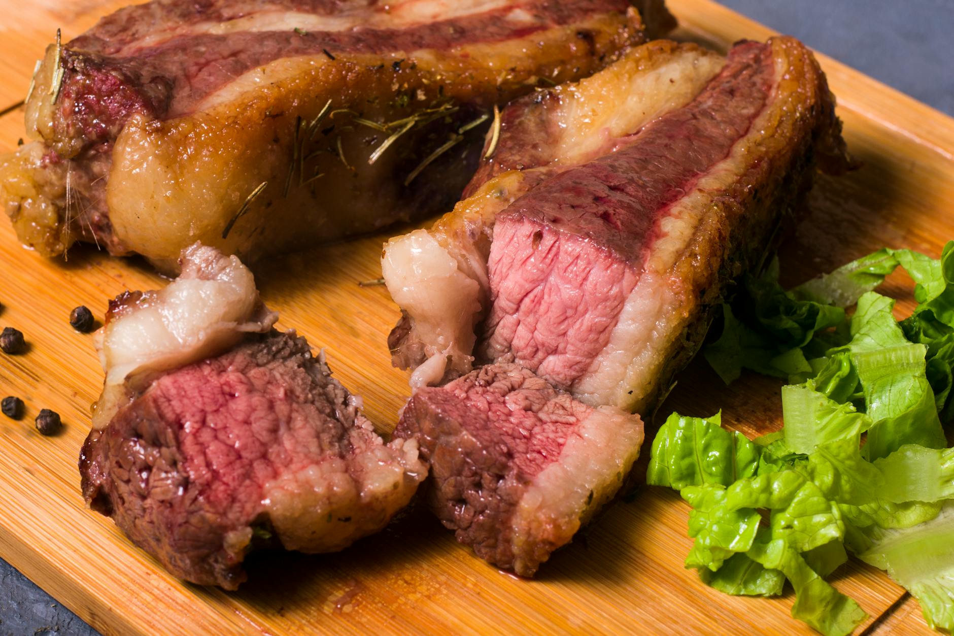 Charred Beef Txuleta with Lemon & Garlic