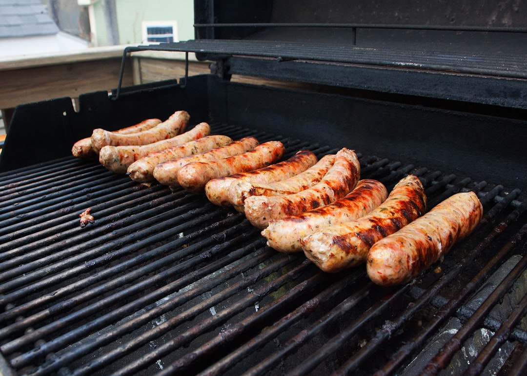 Charred Bratwurst & Onions