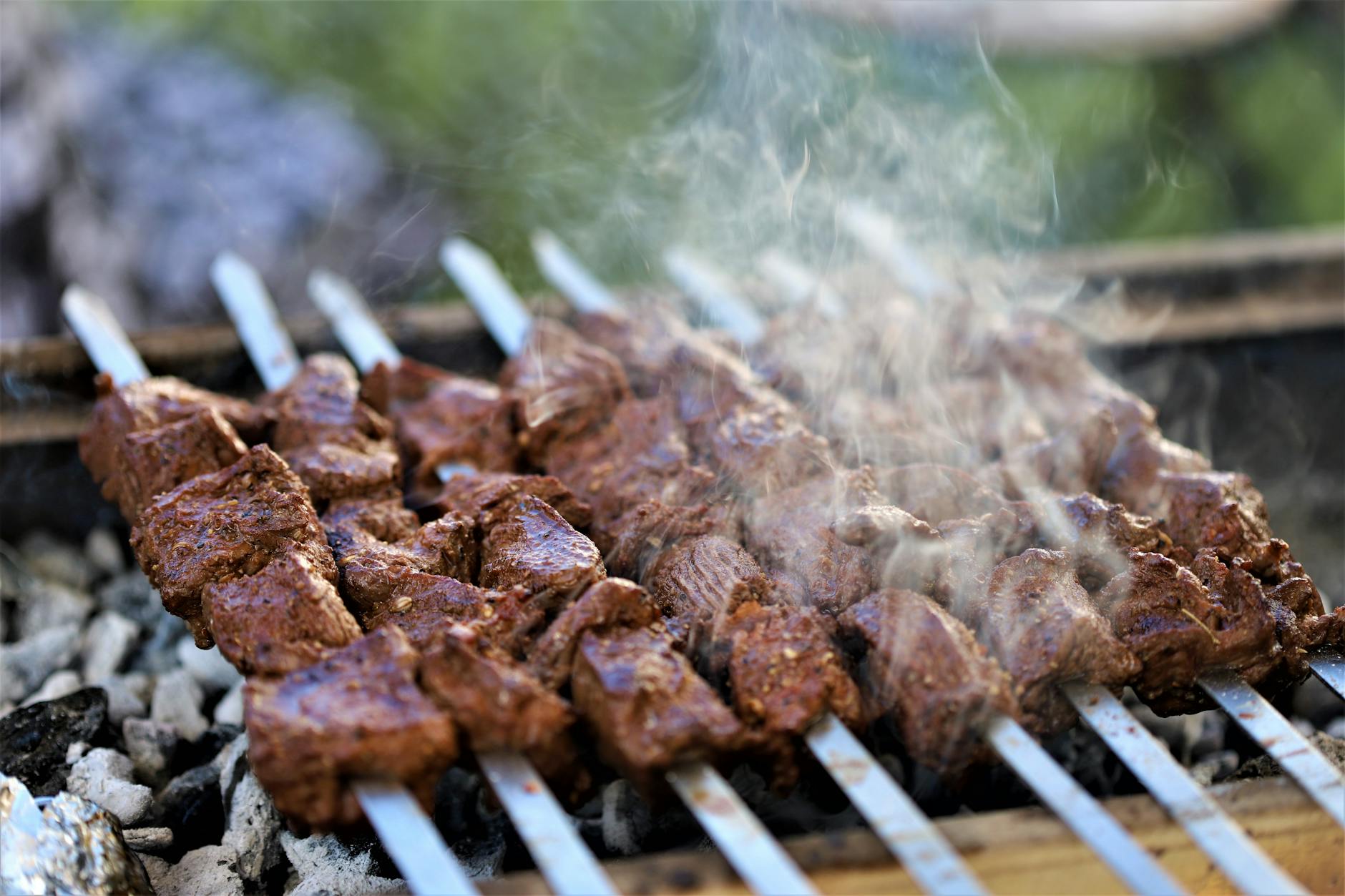 15-Min Charred Lamb Kebab
