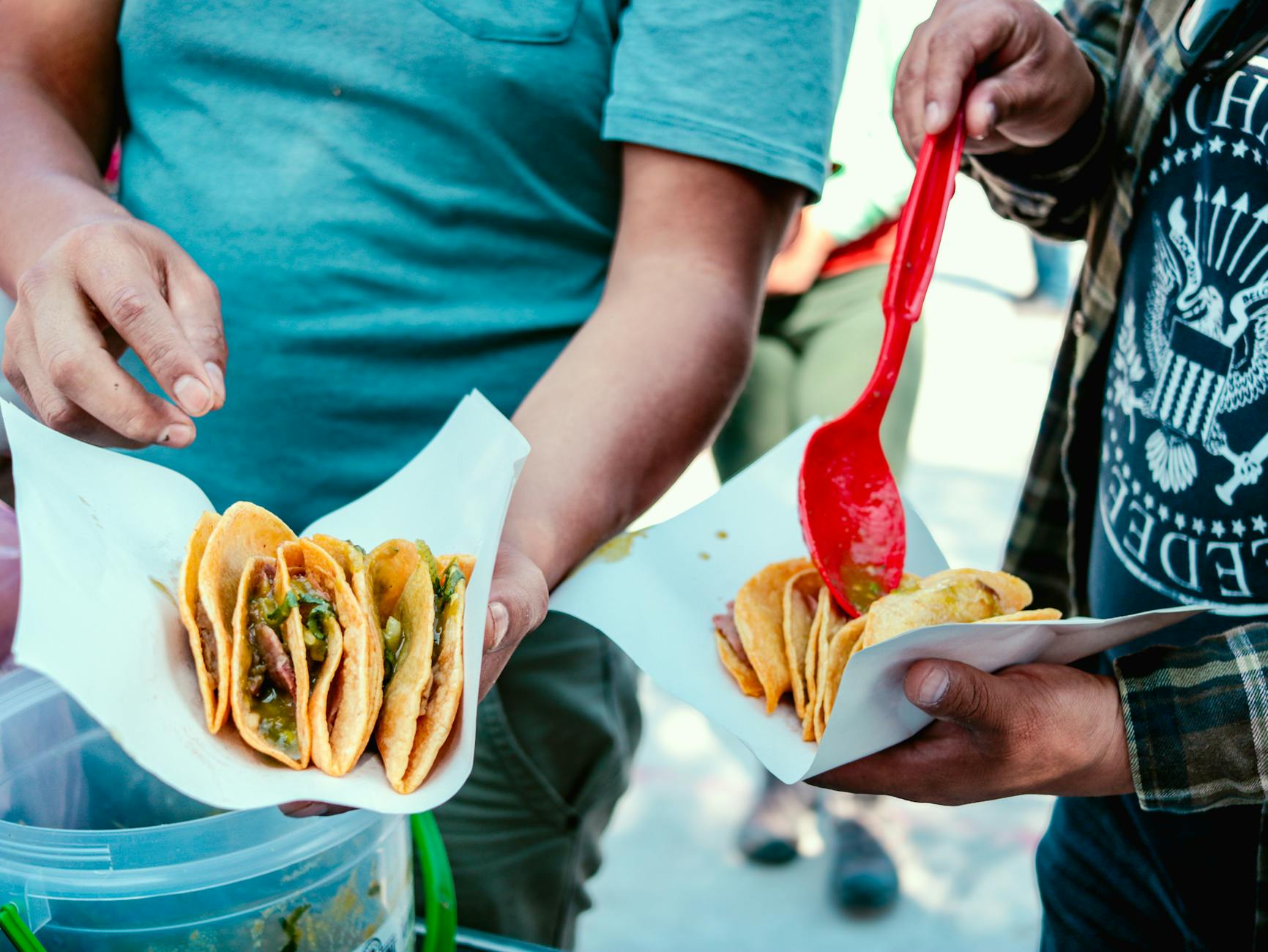 Charred Marlin Tacos with Crispy Slaw