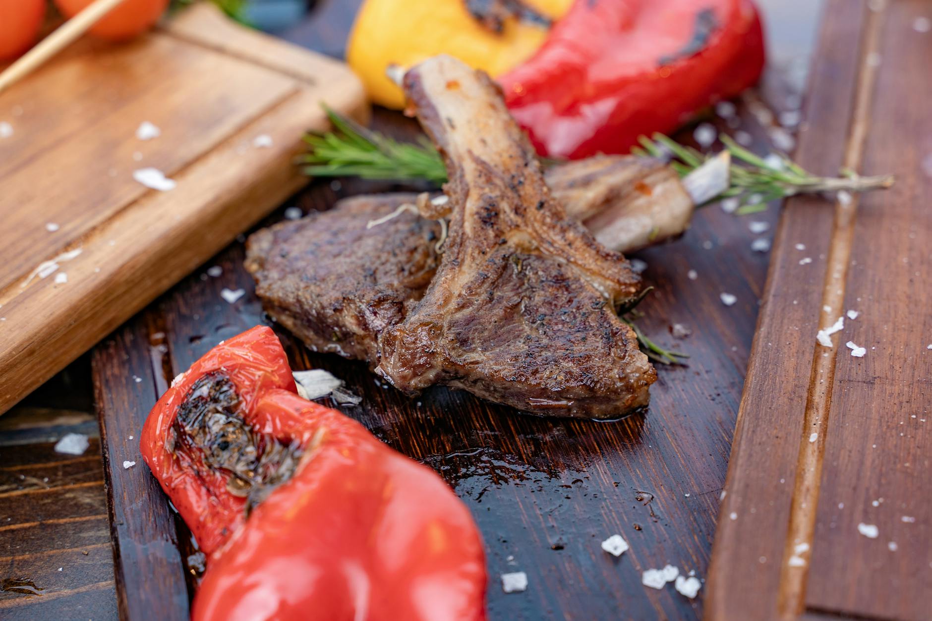 Charred Moroccan Lamb Chops