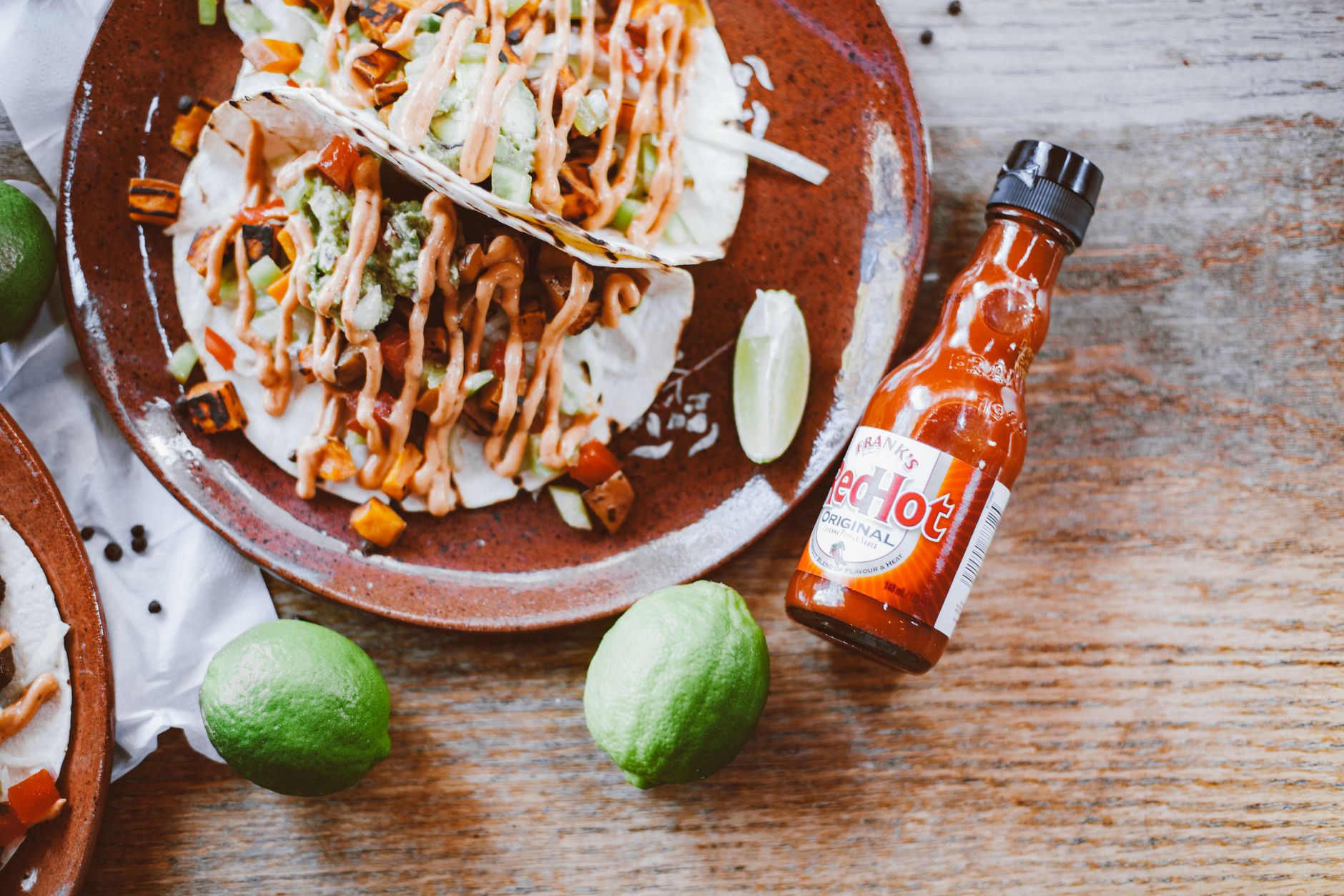 Charred Nopales Tacos with Lime Crema